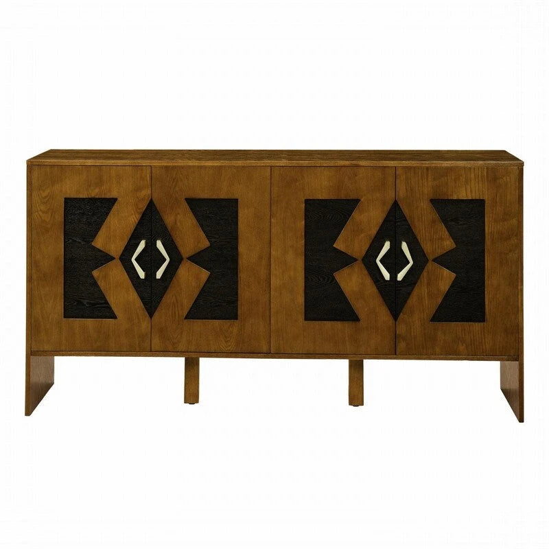 60 Mid Century Modern Sideboard Buffet Cabinet with Storage for Stylish Home Organization