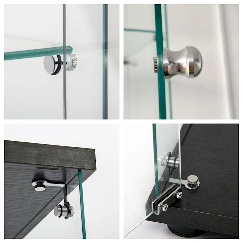 Tempered Glass Display Cabinet,Storage Cabinet,File Cabinet,with LED