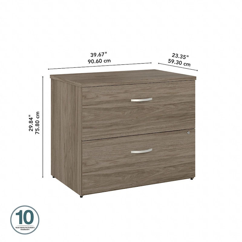 Hybrid 2 Drawer Lateral File Cabinet