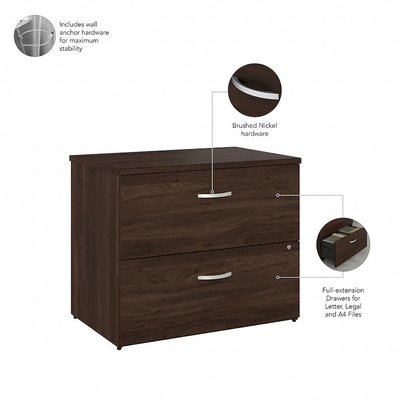 Hybrid 2 Drawer Lateral File Cabinet