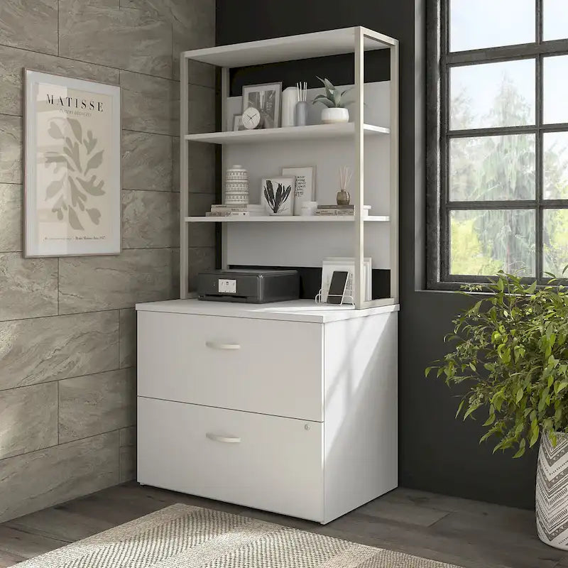 Hybrid 2 Drawer Lateral File Cabinet