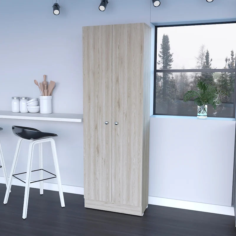 Double Door Storage Cabinet, Five Shelves