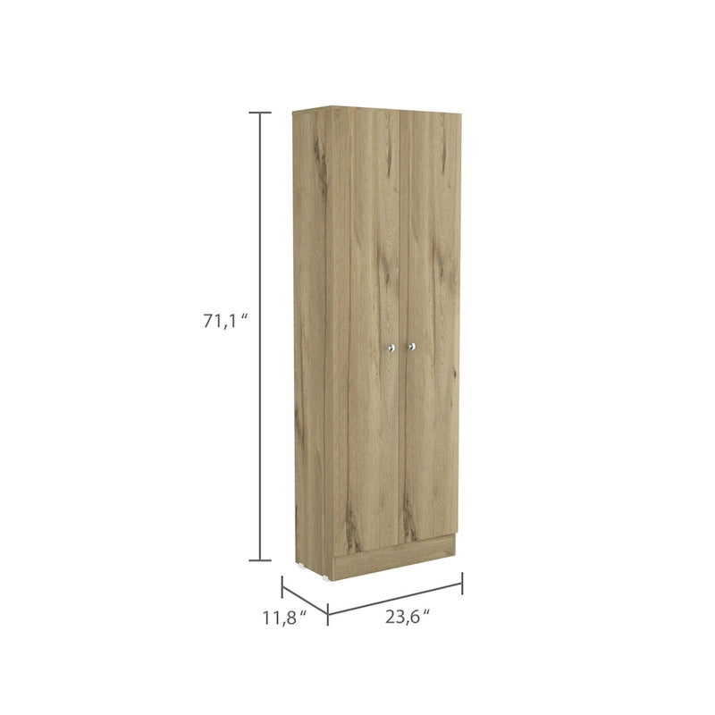 Double Door Storage Cabinet, Five Shelves