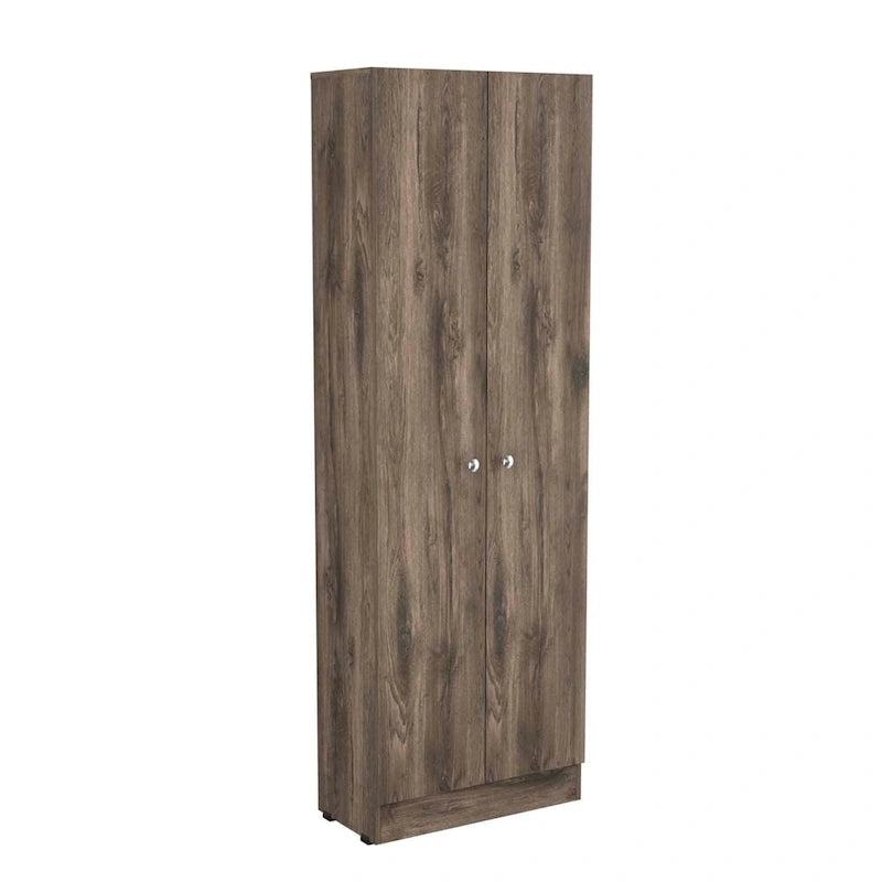 Double Door Storage Cabinet, Five Shelves
