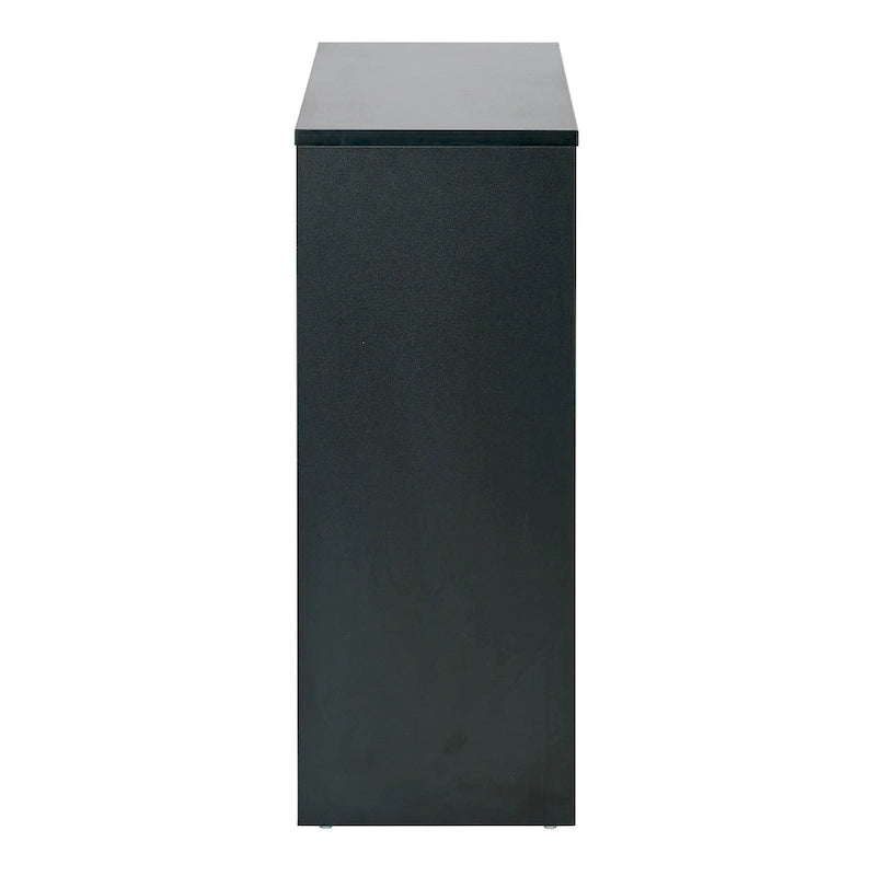 Black/White Shelf Bookcase