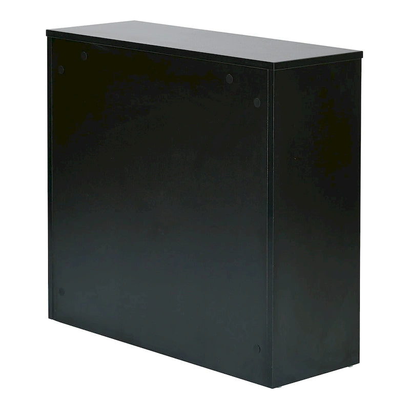 Black/White Shelf Bookcase