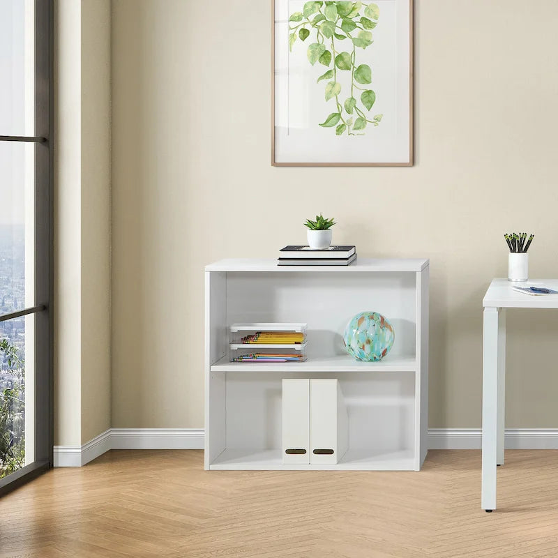 Black/White Shelf Bookcase