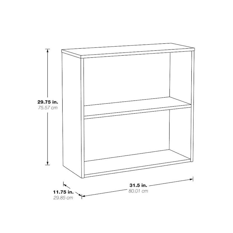 Black/White Shelf Bookcase
