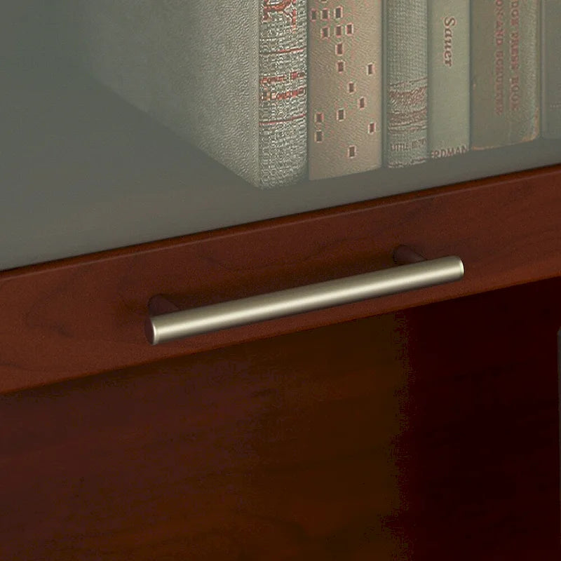 Espresso Oak Finish Desk Hutch (Hutch Only)