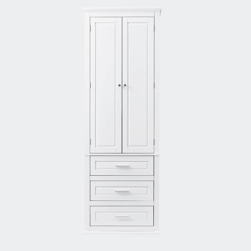 Tall Storage Cabinet with Three Drawers