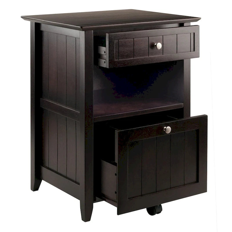 File Cabinet Coffee Finish
