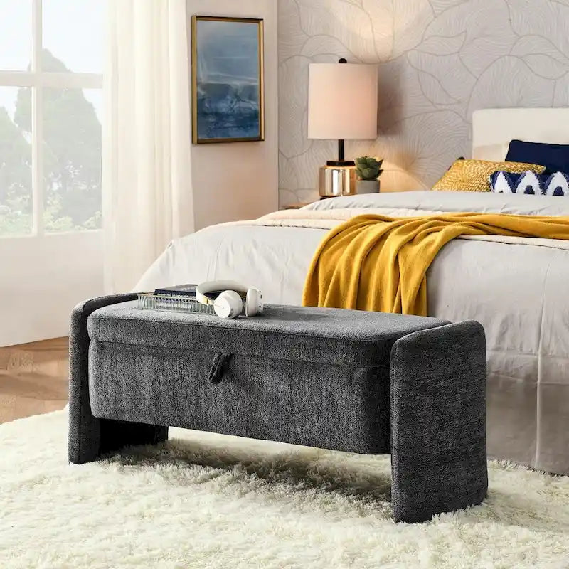 Storage Bench with Large Storage Space