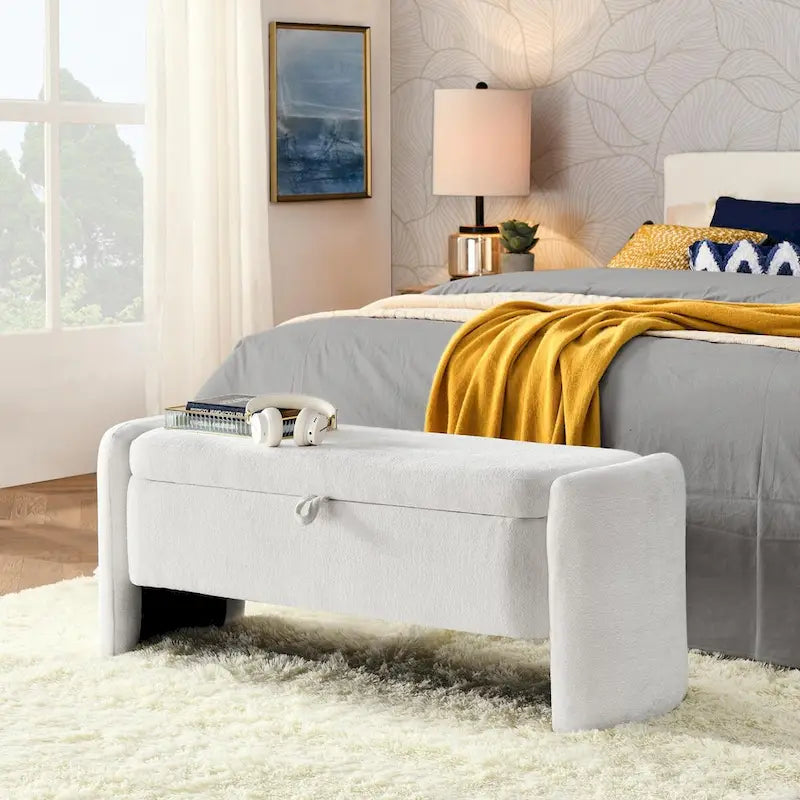 Storage Bench with Large Storage Space