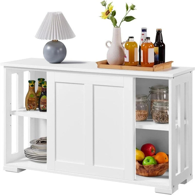 Storage Cabinet Kitchen Buffet Cabinet Sideboard - 13D x 42W x 24.8H