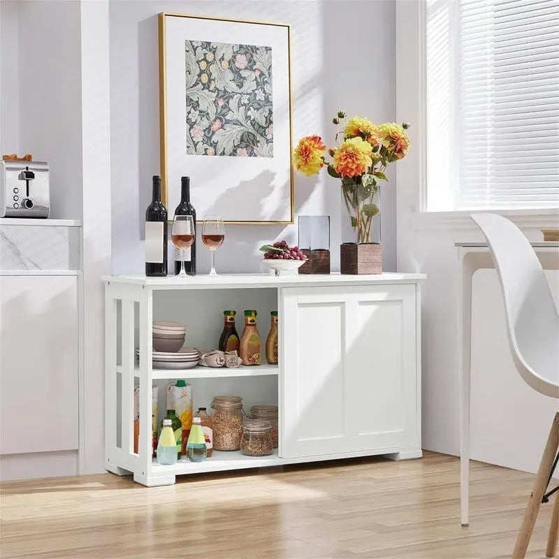 Storage Cabinet Kitchen Buffet Cabinet Sideboard - 13D x 42W x 24.8H