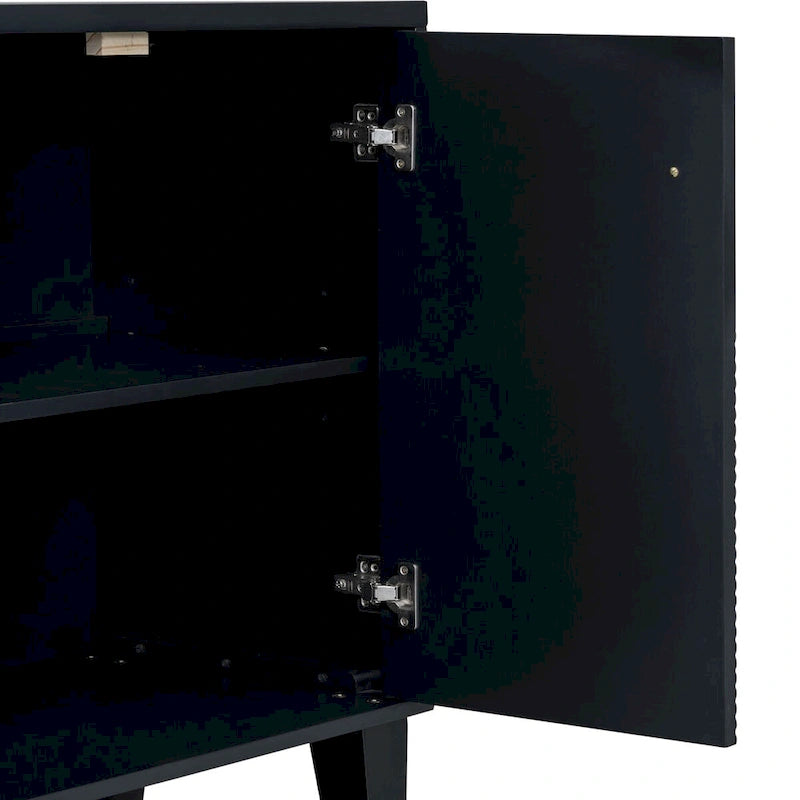 Light Luxury Cabinet Adorned with Geometric Patterns