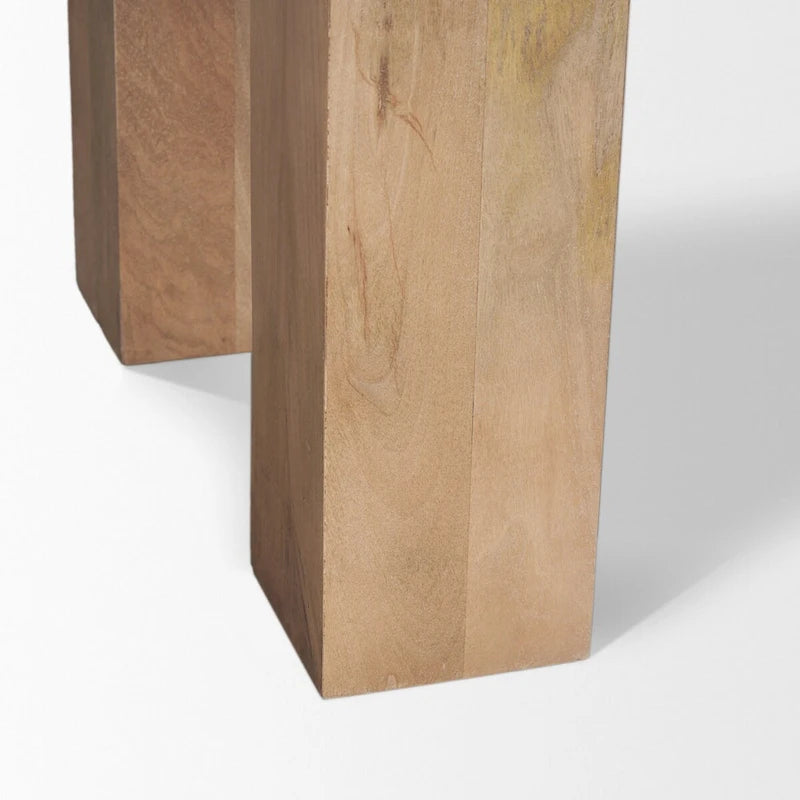 Light Brown Wood w/ 3 Doors Sideboard - 74.5L x 20.0W x 33.0H