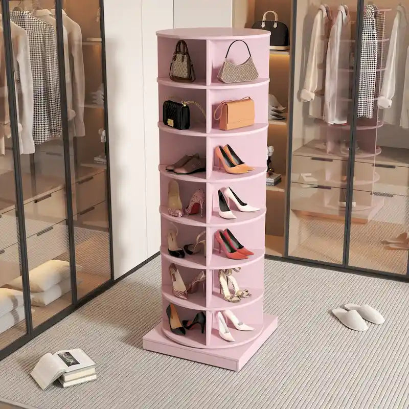 360 Rotating Shoe Cabinet with 7 Layers