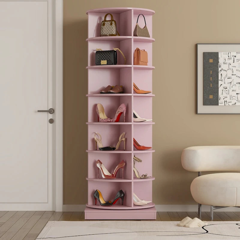 360 Rotating Shoe Cabinet with 7 Layers