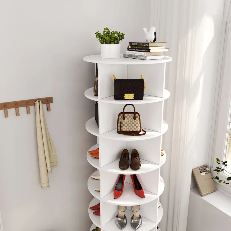 360 Rotating Shoe Cabinet with 7 Layers