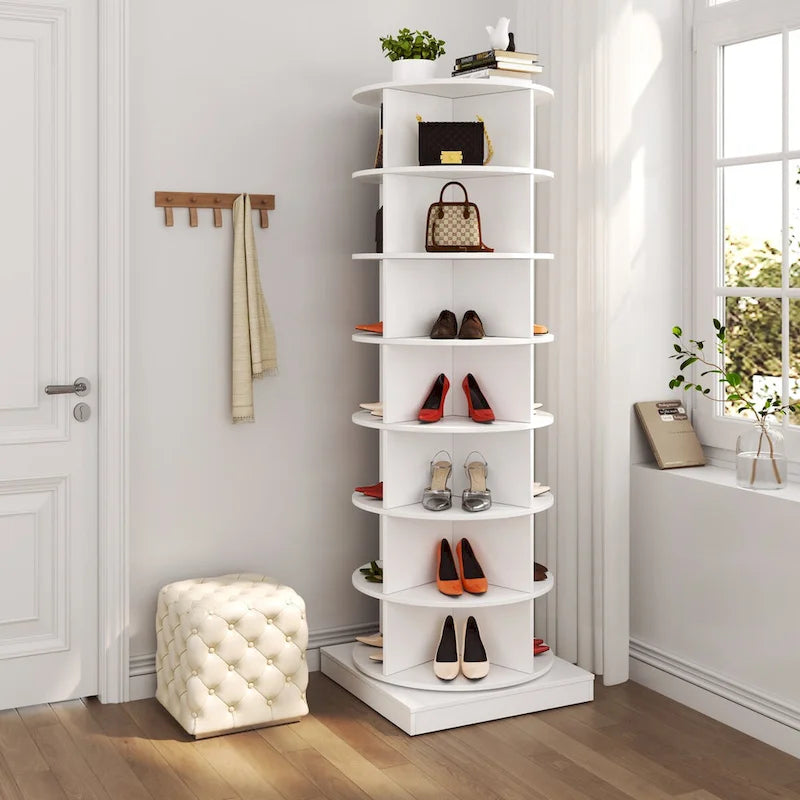 360 Rotating Shoe Cabinet with 7 Layers